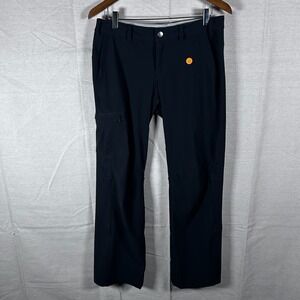 REI Womens 6 Petite Black Hiking Pants Stretch Active Outdoor Trousers